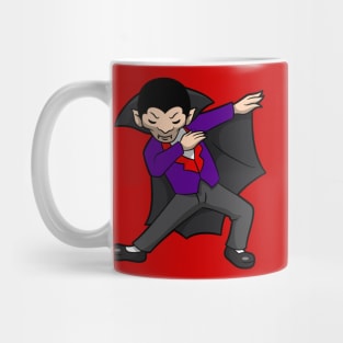 halloween dabbing dracula vampire Mug